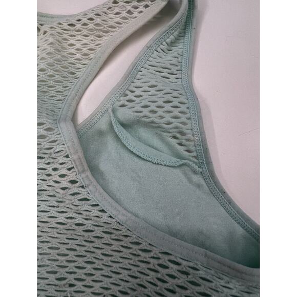 Aerie Sports Bras Set of Two Blue Racerback Mesh Seamless - Picture 7 of 16